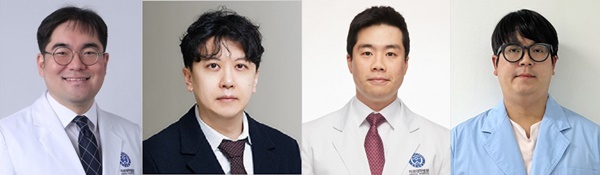 (왼쪽부터) 최성환·권재성·김도현 교수, 하스 김성민 박사