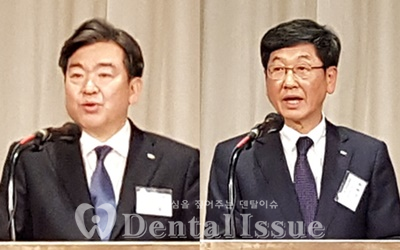 치협 김철수 회장(좌)과 김종환 의장.